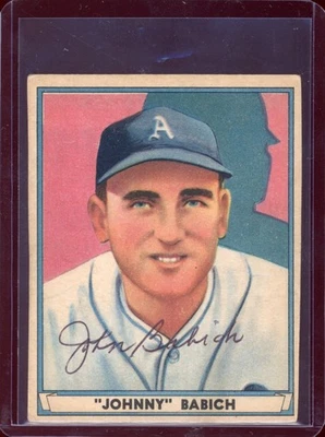 1941 Play Ball Johnny Babich #40 Auto Autographed Signed Philadelphia Athletics - Image 1 of 2