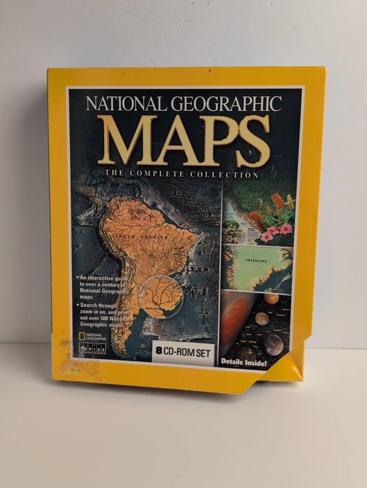 Sealed New National Geographic Maps The Complete Collection 8 CD ROM Set Dec2000 - Image 1 of 4