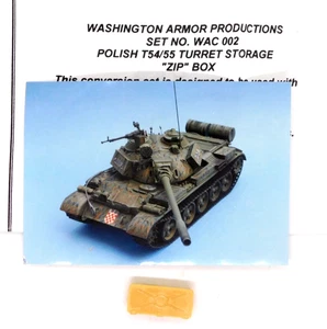 Washington Armor Polish T54/55 Turret Stowage Zip Box 1:35 WAC 002 1 Piece Resin - Picture 1 of 2