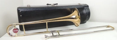Trombone GETZEN🎵B Tenor 400 Series estojo e MP SN 451-1171 - Imagem 1 de 4