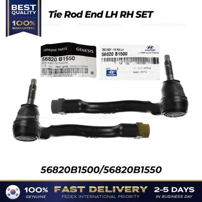 ⭐Genuine⭐ Tie Rod End LH RH SET 56820B1500 56820B1550 for Hyundai Genesis - Image 1 of 2