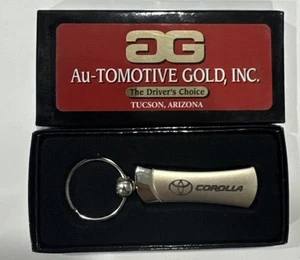 TOYOTA COROLLA Blade Style Silver Metal Keychain - Bild 1 von 2