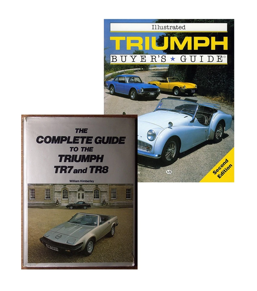Triumph TR7 TR8: Guía completa y guía ilustrada del comprador (2 libros) Foto 1 de 3