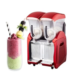 Kolice Commercial 2X12L Slush Machine Frozen Beverage Ice Slushie Making Machine - Picture 1 of 12
