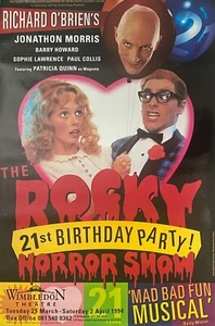 THE ROCKY HORROR SHOW ORIG 1994 UK POSTER 60" X 40" JONATHAN MORRIS BARRY HOWARD - Picture 1 of 1