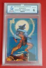 WEREWOLF - Graded 6 Marvel 1994 Masterpieces Gold Foil Signature Trading Card B