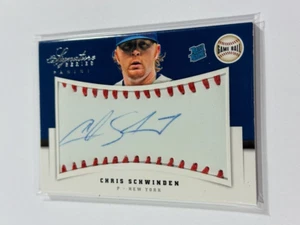 2012 Panini Signature Series Rated Game Ball /299 Chris Schwinden Rookie Auto RC - Picture 1 of 2