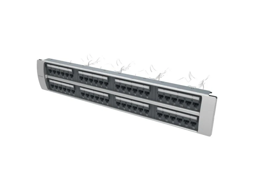 Commscope  SYSTIMAX 360 GigaSpeed CAT6A Patch Panel - 360-IPR-1100-E-GS6-2U-48 - Image 1 of 1