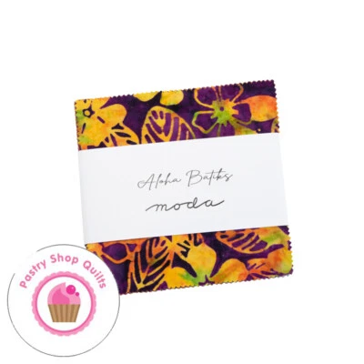 Moda ALOHA BATIKS CHARM PACK 42- 5" squares - Image 1 of 4