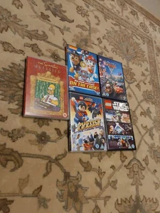 5 x KIDS DVDS SIMPSONS, DISNEY CARS, LEGO STAR WARS, JUSTICE LEAGUE & PAW PATROL - Picture 1 of 9