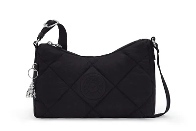 Bolso de Hombro Kipling AYDA UP Pequeño con Cremallera - Edredón Negro Cósmico PVP £88 Foto 1 de 4