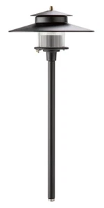 Vista Lighting Fixture PR-9207-B-NL Path Light Aluminum Housing Black - No Lamp - Picture 1 of 4