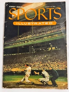 Sports Illustrated First Issue August 16, 1954 Magazine W/Cards VINTAGE Nice!! - Picture 1 of 17