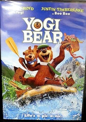  Yogi Bear, Movie DVD NEW! Dan Aykroyd, Justin Timberlake,Widescreen,FREE ship   - Image 1 of 4