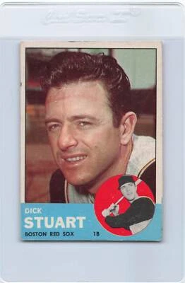 1963 Topps #285 Dick Stuart Red Sox EX *4327 - Image 1 of 2