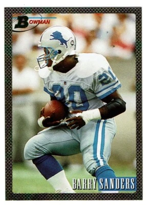 Bowman #140 1990 Barry Sanders Detroit Lions Foto 1 de 2