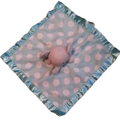 Manta de seguridad Circo Elephant Lovey 2014 azul aguamarina lunares limpia desinfectada Foto 1 de 4