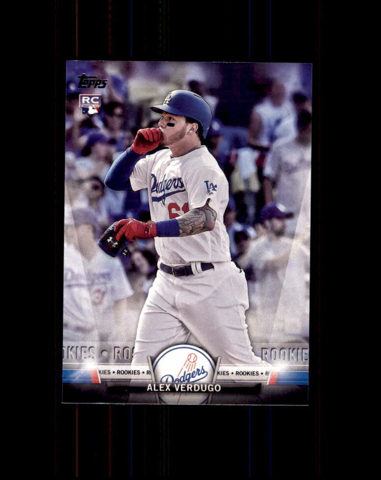2018 Topps Series 1 Rookies  #TS-80 Alex Verdugo Dodgers RC - Image 1 of 1