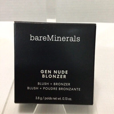 Bronceador y bronceador Bareminerals Gen Nude v Kiss Of Pink Blush .13 onzas Foto 1 de 4