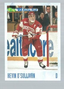 vintage KEVIN O'SULLIVAN boston university hockey draft card *131