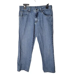 LEE Boys Size 16 Husky Blue Solid Jeans - Picture 1 of 10