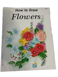 How to Draw Flowers - [paperback] by Janice Kinnealy - New, FREE Shipping - Picture 1 of 2
