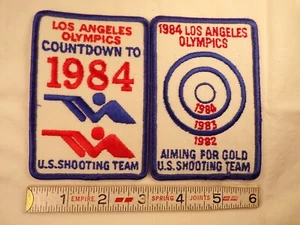Vintage 1984 US Olympic Shooting Team Patches Competition Shooting Team Patch - Picture 1 of 3