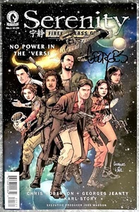 Serenity: No Power In The Verse #1 ¡Firmado por Georges Jeanty! Casi nuevo+ (Joss Whedon) - Imagen 1 de 23