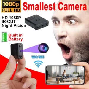 1080P HD Mini Camera Wifi Cam Home Security Camcorder IR Night Vision DVR Motion - Picture 1 of 12