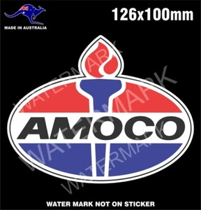 AMOCO STICKER GASOLINE PETROL PETROLEUM OIL STICKERS - Bild 1 von 1
