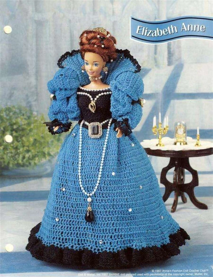 NEW ANNIES FASHION DOLL CROCHET CLUB ELIZABETH ANNIE BEAUTIFUL DESIGN - Image 1 of 1
