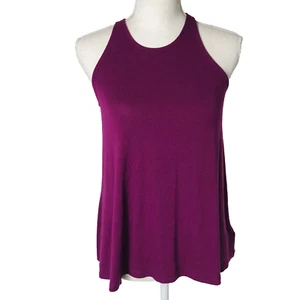 Sportler Damen XS lila ärmellos Oversize Racerback Workout Active Tank - Bild 1 von 6