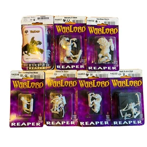 Dark Heaven Legends Lot Beasts Reaper Warlord RPG figurine Hydra Bear Unicorn - Picture 1 of 4