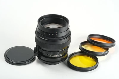 Zenit Helios-40-2 1,5/85 Nr. 890512 M42, 3x Filte, 2x Decke - Image 1 of 4