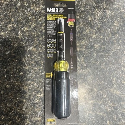 Klein Tools 32500HDRT 11-in-1 Ratcheting Impact Rated Screwdriver / Nut Driver - Image 1 of 2