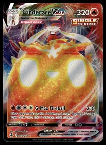 Pokemon Tcg Cinderace VMAX #45 Pokemon Fusion Strike NM - Bild 1 von 2