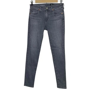 AG Adriano Goldschmied Jeans Damen 26 grau Legging Super Skinny Ankle Denim NEU - Bild 1 von 12