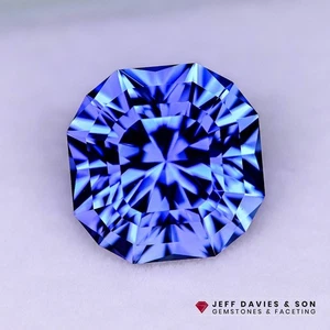 Präzisionsschliff - 10,33ct LAB Kornblumenblauer Saphir - Pulled Czochralski - Bild 1 von 2