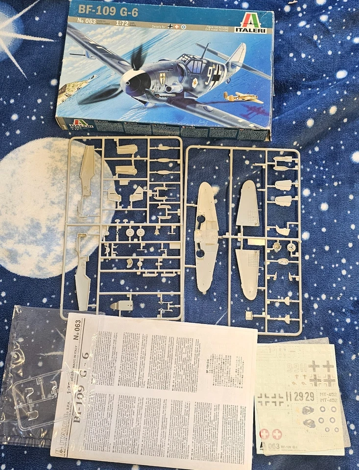 MESSERSCHMITT BF 109G-6 1/72 ITALERI Kit WW2 Germany Italy - Immagine 1 di 1