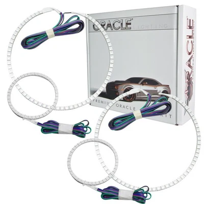 Conjunto de emissor anel halo farol Oracle - 2002 thru compatível com 2005 Ford Explorer Color - Imagem 1 de 4