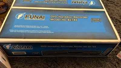 Funai HDD DVD Recorder HD-B2785 250GB BRAND NEW FACTORY SEALED - Image 1 of 4