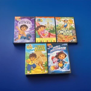 Dora The Explorer & Go Diego Go 5 Movie Lot - Picture 1 of 2