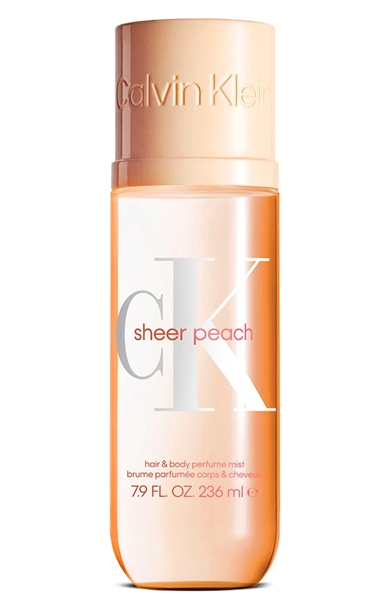 Calvin Klein Hair & Body Perfume Mist - Sheer Peach 7,9 fl oz/236 ml - Imagem 1 de 2