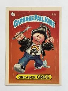 1985 Topps Garbage Pail Kids GPK - Series 2 #62a GREASER GREG (EX) See PICS!!! - Picture 1 of 10
