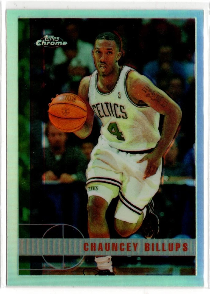 1997-98 Topps Chrome Refractors Chauncey Billups Rookie Boston Celtics #181 - Image 1 of 3
