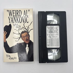 VHS Weird Al Yankovic Bad Hair Days Parody Comedy Amish Paradise Gump 1996 Music - Imagen 1 de 11