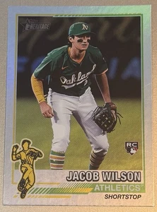 2025 Topps Heritage Jacob Wilson Redefined 76R-18 Foil - Bild 1 von 2