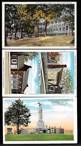F54 Tenn. 3 Pcs. White Borders, Cave Hotel, Monument & Home of Andrew Johnson - Picture 1 of 2