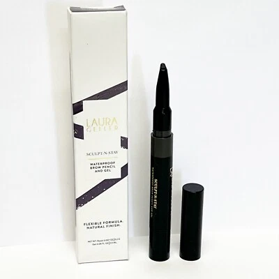 Laura Geller Sculpt N Stay Brow Pencil & Gel SOFT BLACK NIB - Image 1 of 4