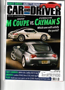 Revista Car and Driver edición agosto 2006. BMW vs. Porsche en la cubierta - Imagen 1 de 1